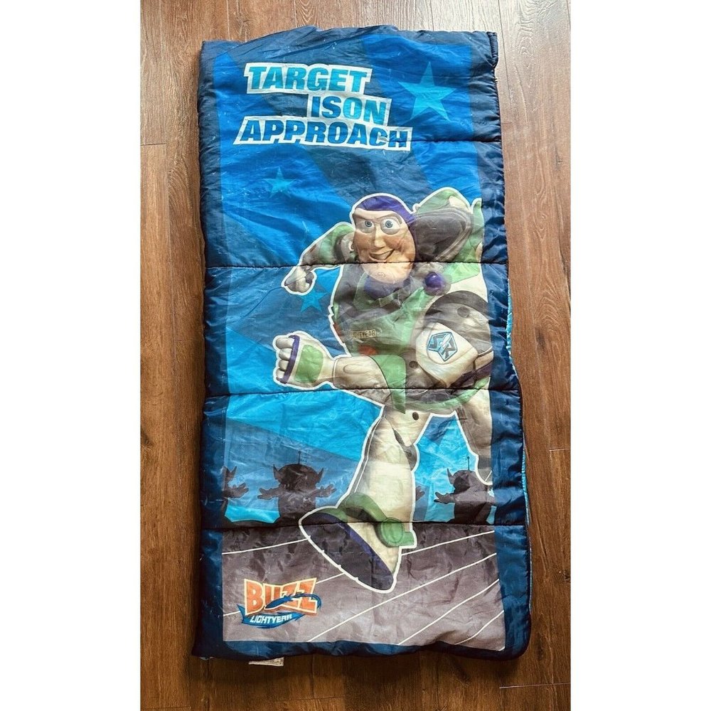 Toy Story 3 Buzz Lightyear Child Size Blue Sleeping Bag Target Is On Approach